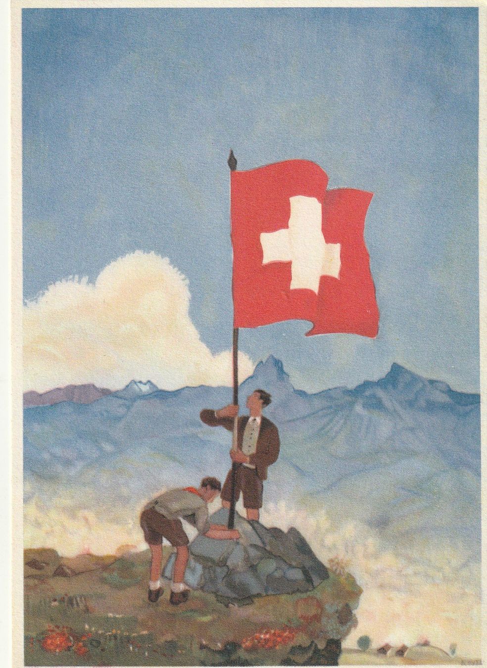 Tutti i francobolli: Bundesfeierkarte Zu. Nr. 69 – Usato da Rorschacherberg venduto da fratovi2 1