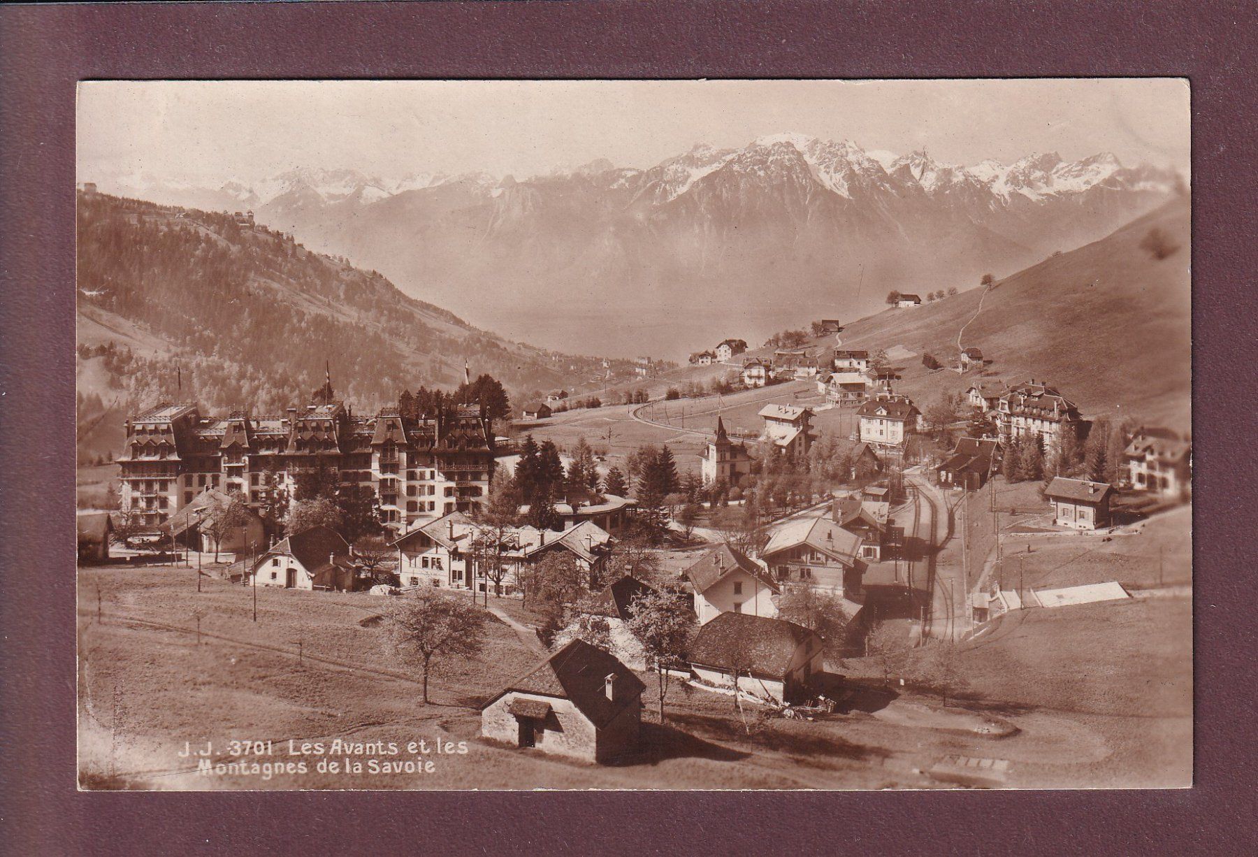 Cartoline postali: LES AVANTS - 1924 – Usato da Pully venduto da nicecards