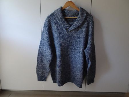 Herren Strick Pulli blau von Bonprix Gr. XL - 251217