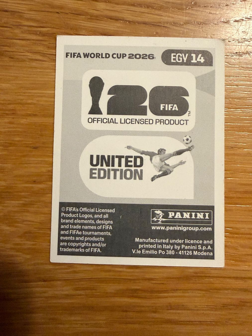 Panini Carte collezionabili: Panini EGY 14 Mohanad Lasheen – Nuovo (secondo la descrizione) da Zürich venduto da bel5 1