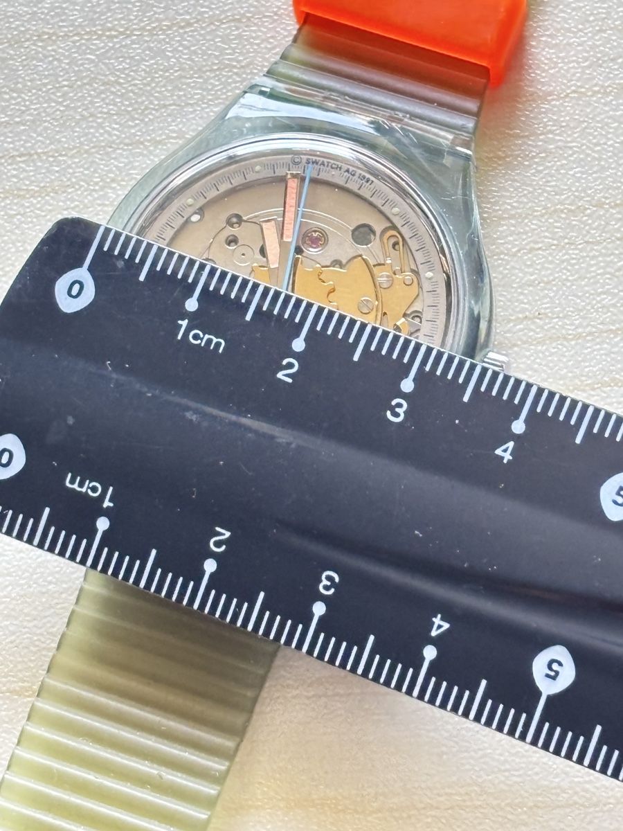 Swatch Orologi: Swatch Automatikuhr Transparent Gehaeuse  – Usato da Grenchen venduto da chththl 2