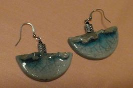 Boucles d'oreilles en céramique