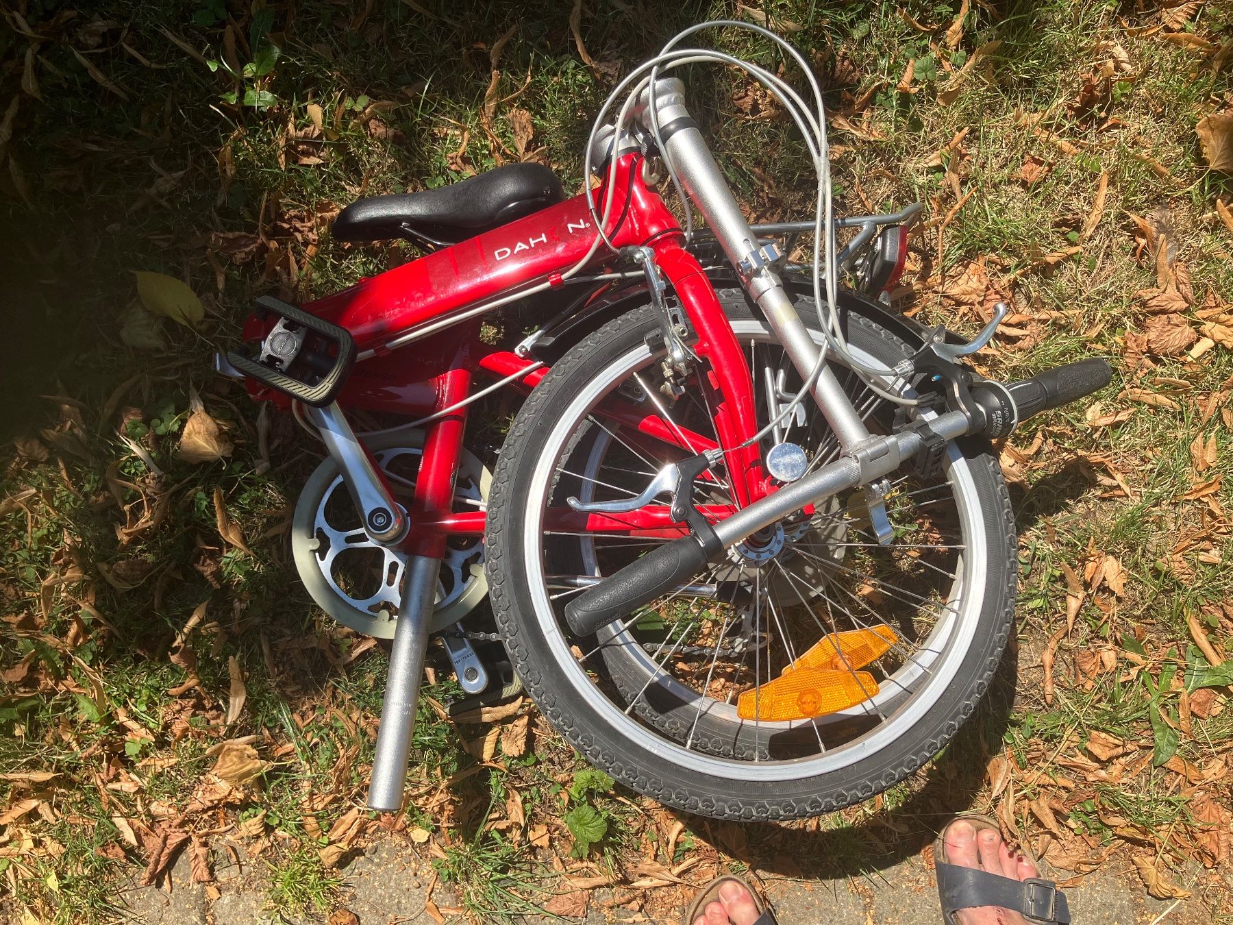 Dahon Biciclette: Klappvelo dahon rot und schwarz – Usato da Derendingen venduto da gepfeifer 3