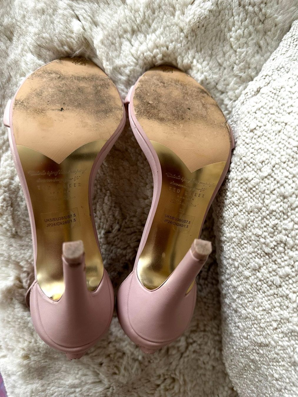 Ted Baker Scarpe da donna: Ted Baker Sandale rose Leder Gr. 38 – Usato da Thalwil venduto da victoriaSog 6