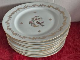 19 assiettes porcelaine de Limoges C38 ancienne