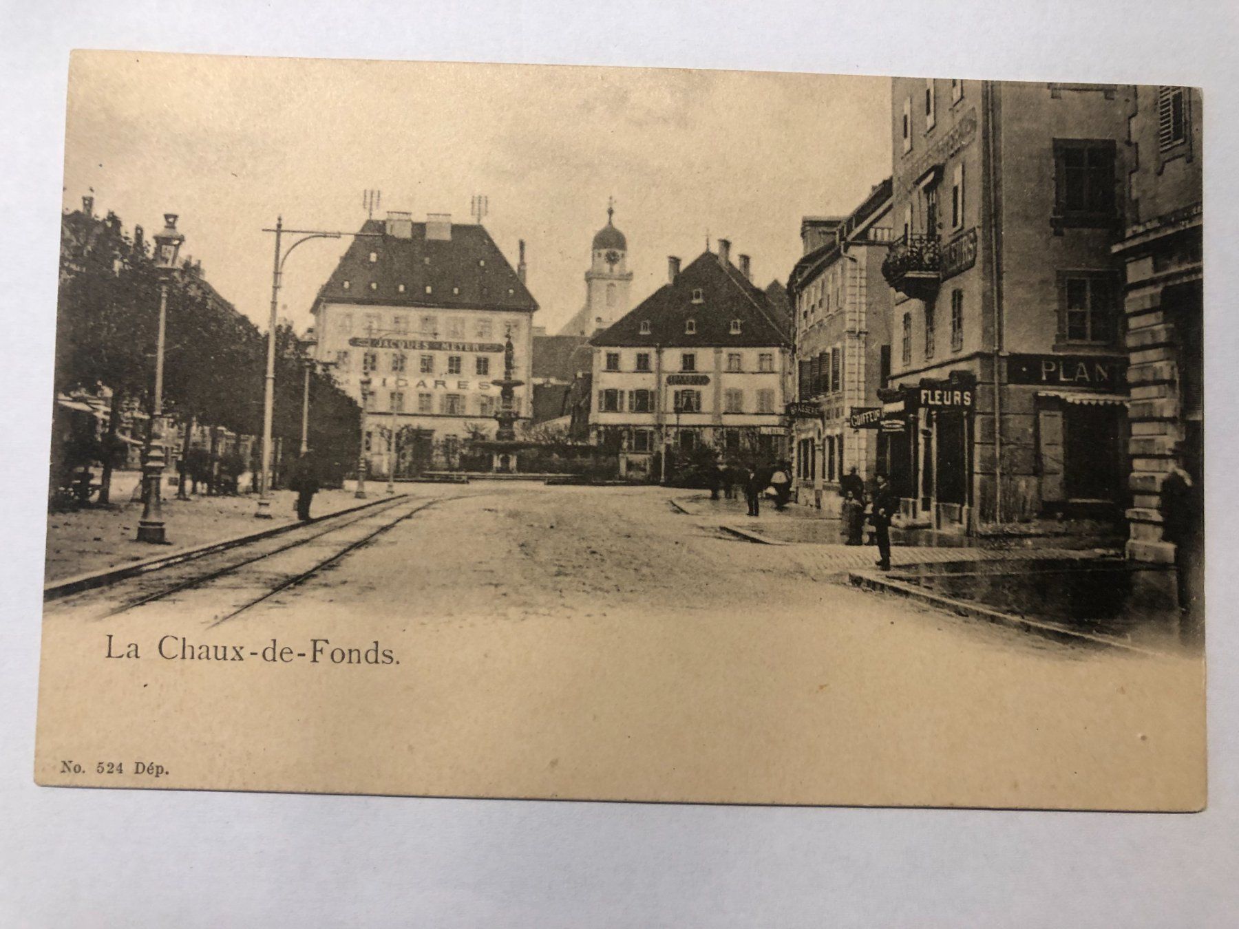 Cartoline postali: La Chaux-de-Fonds  - Jacques Meyer Cigares etc – Usato da Pfäffikon ZH venduto da Waltoversand