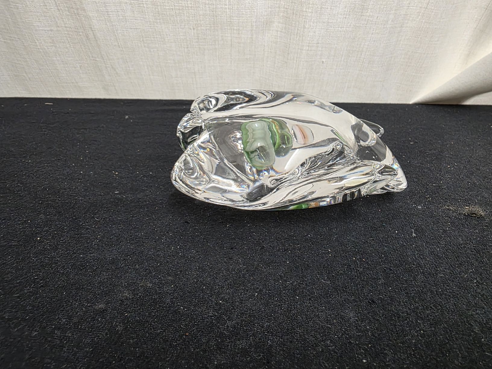 Gläser: Glas Schildkröte mit Murmeln Schale 15cm – Gebraucht aus Wolfertswil von Antiko 1