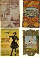Olympiade Olympia 12 Poster auf Ansichtskarten 1896 1932