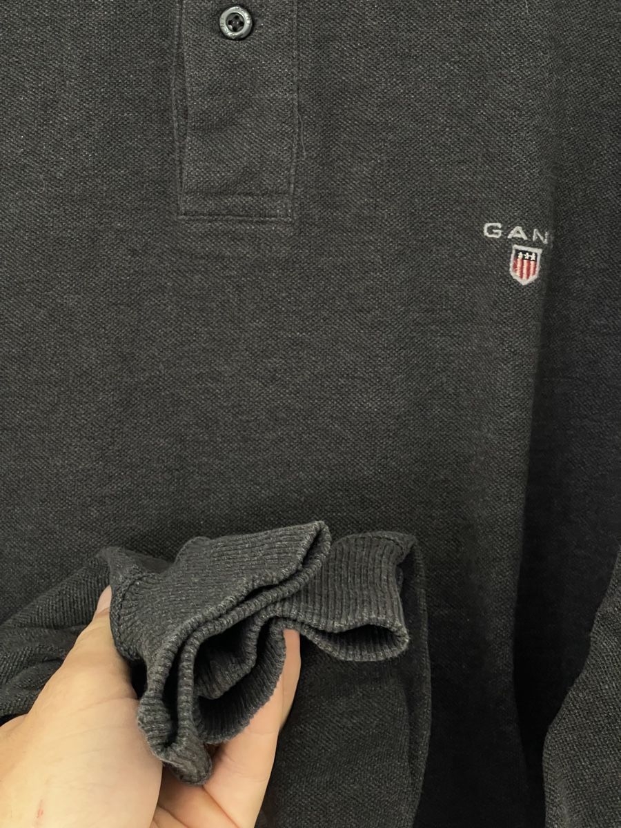 Gant Magliette Polo: Gant Langarm Polohemd, Grösse S, Dunkelgrau – Usato da Wetzikon ZH venduto da Jan_wojt 7