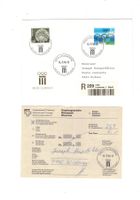 Olympia Olympiade Lausanne Philatelie FDC ET Stempel Rücksei