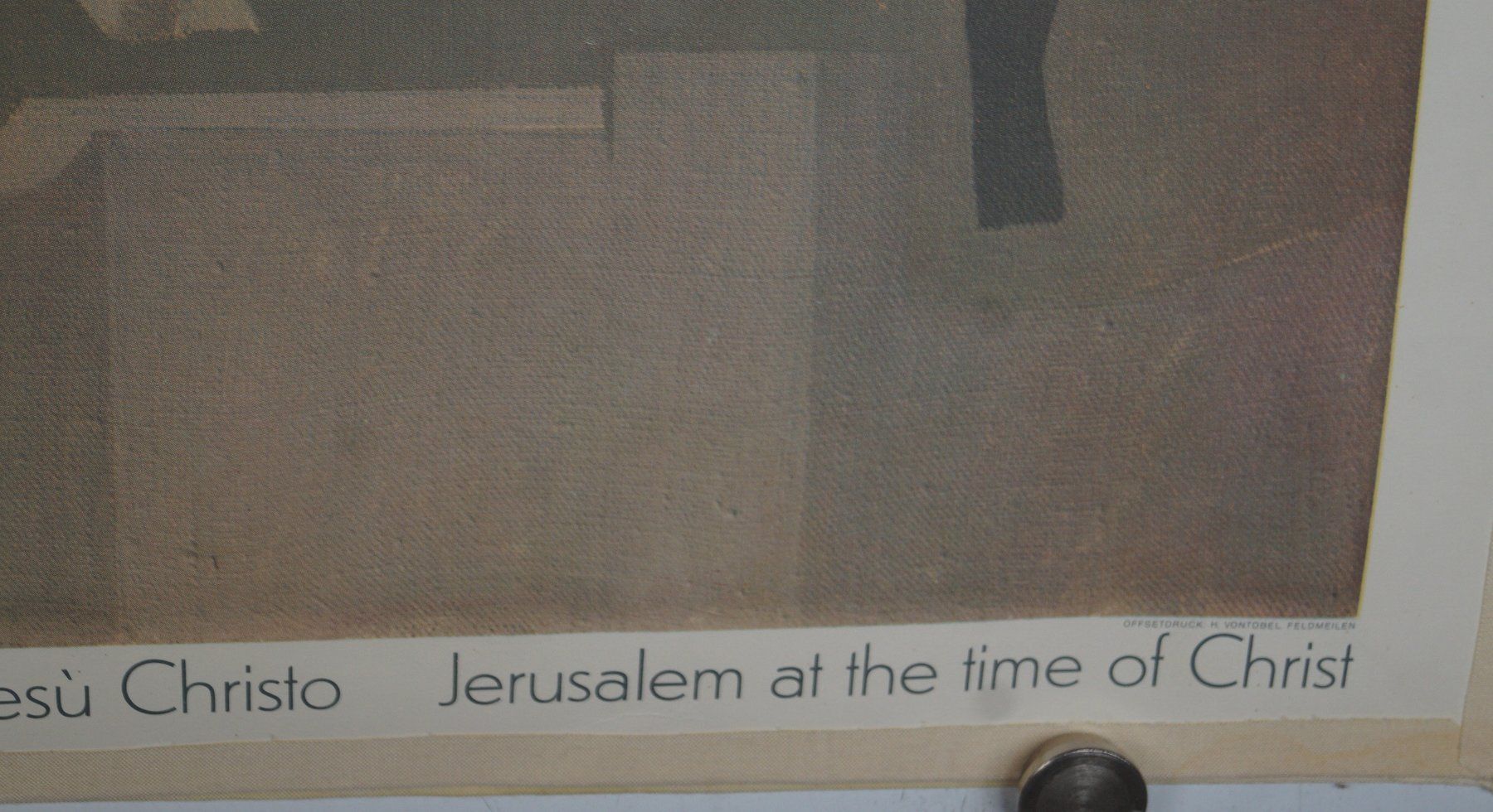 Poster & Bilder: Schulwandbild Nummer 9B: Jerusalem zur Zeit Jesu – Gebraucht aus Härkingen von sammelbecken 3