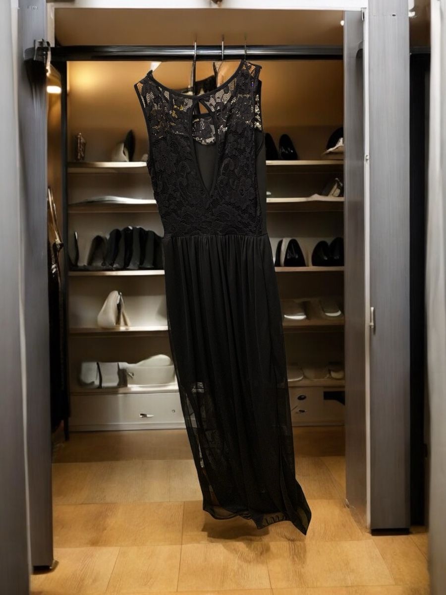 Zebra Kleider: Elegantes Abendkleid mit Spitze Gr. XS – Neu (gemäss Beschreibung) aus unterentfelden von leyla08 2