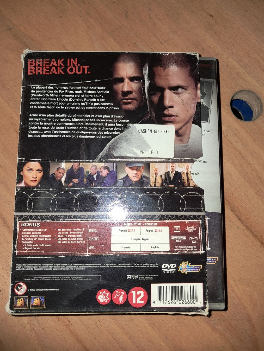 Alle DVDs: coffret DVD de la première saison de Prison Break – Gebraucht aus Le locle von juliensaran 2
