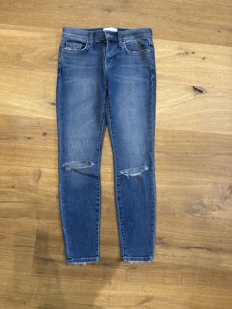 Jean slim Current/Elliott bleu délavé effet usé taille 26 