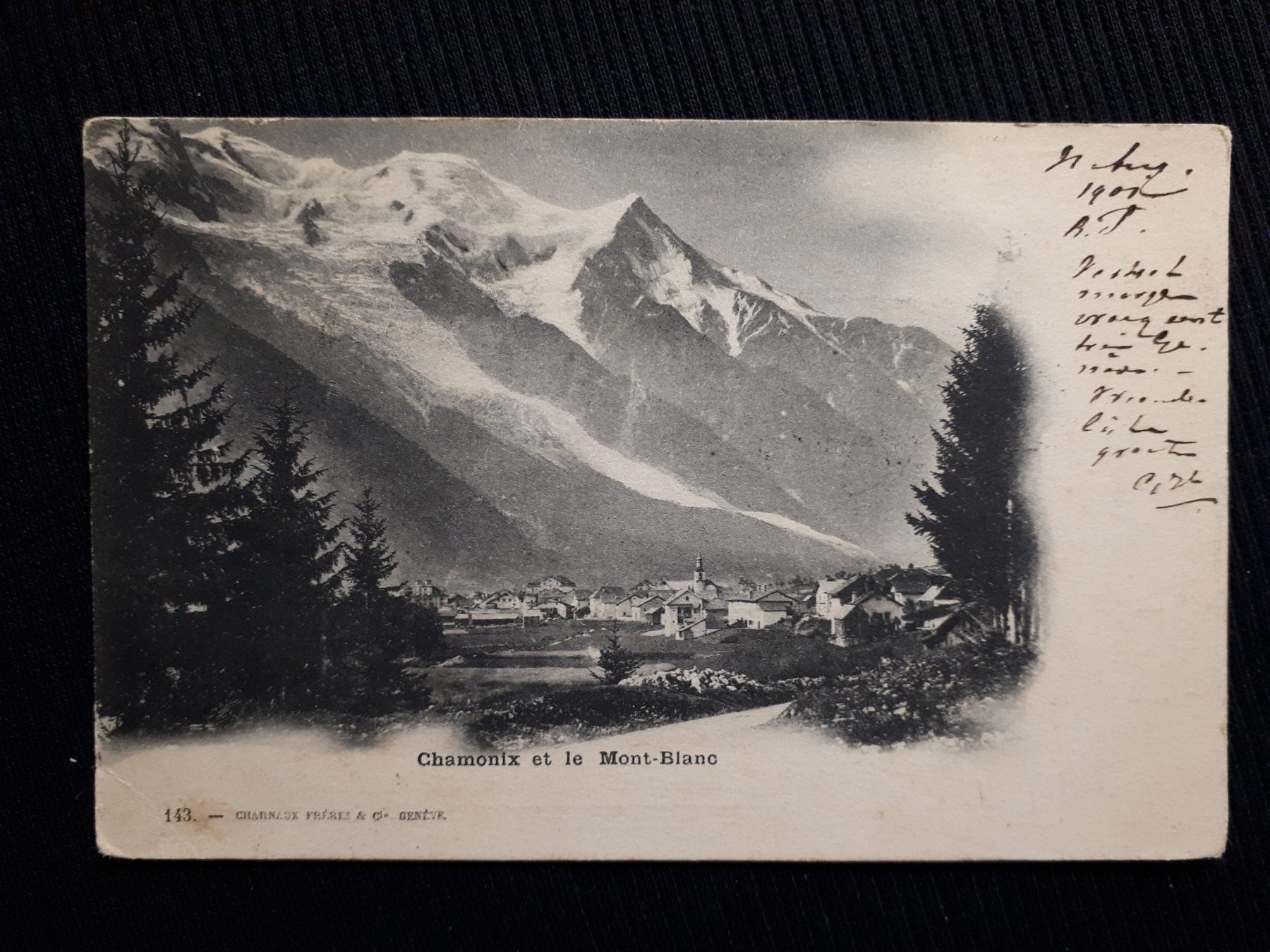 Cartes postales: CHAMONIX 1901 - QUEQUES DEFAUTS – D'occasion à Ponto Valentino par giorgia06