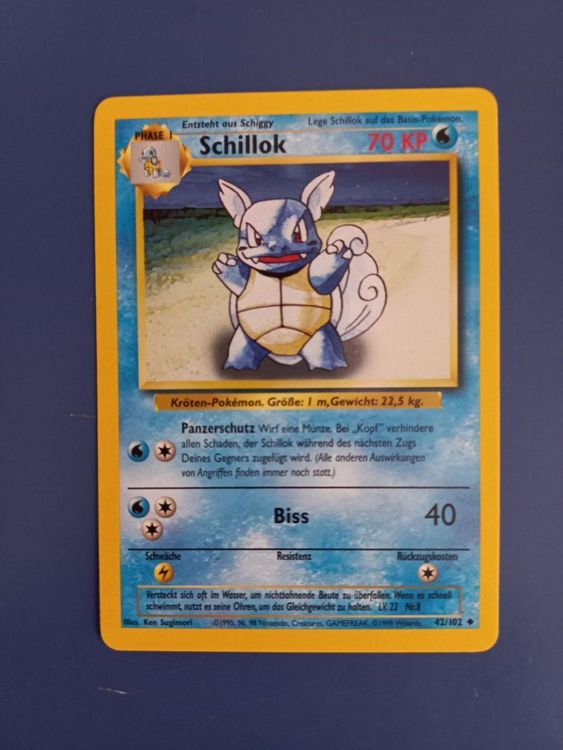Pokemon Karte Schillok Base Set (NM) | Kaufen auf Ricardo