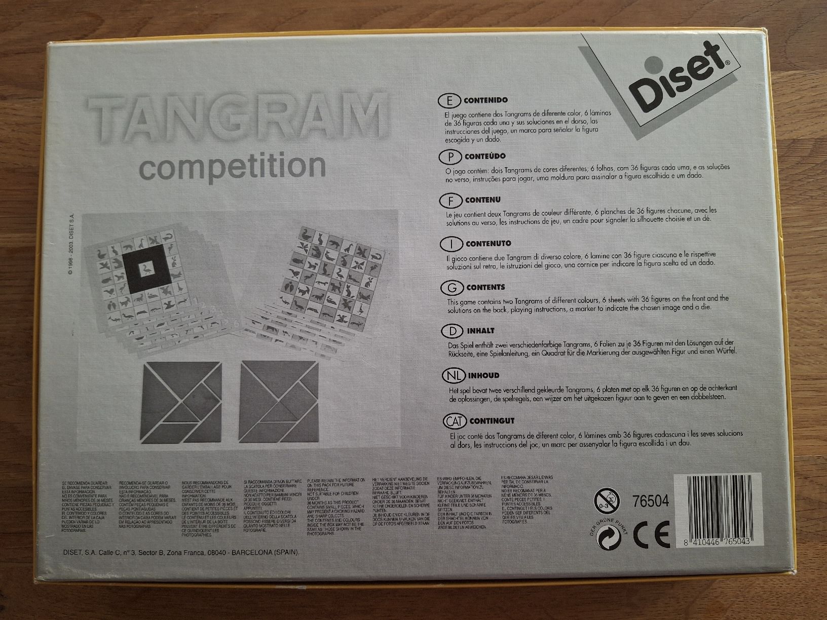 Spiele: Tangram Competition – Gebraucht aus Zürich von Vordermannd86 1