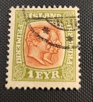 Island alte briefmarke