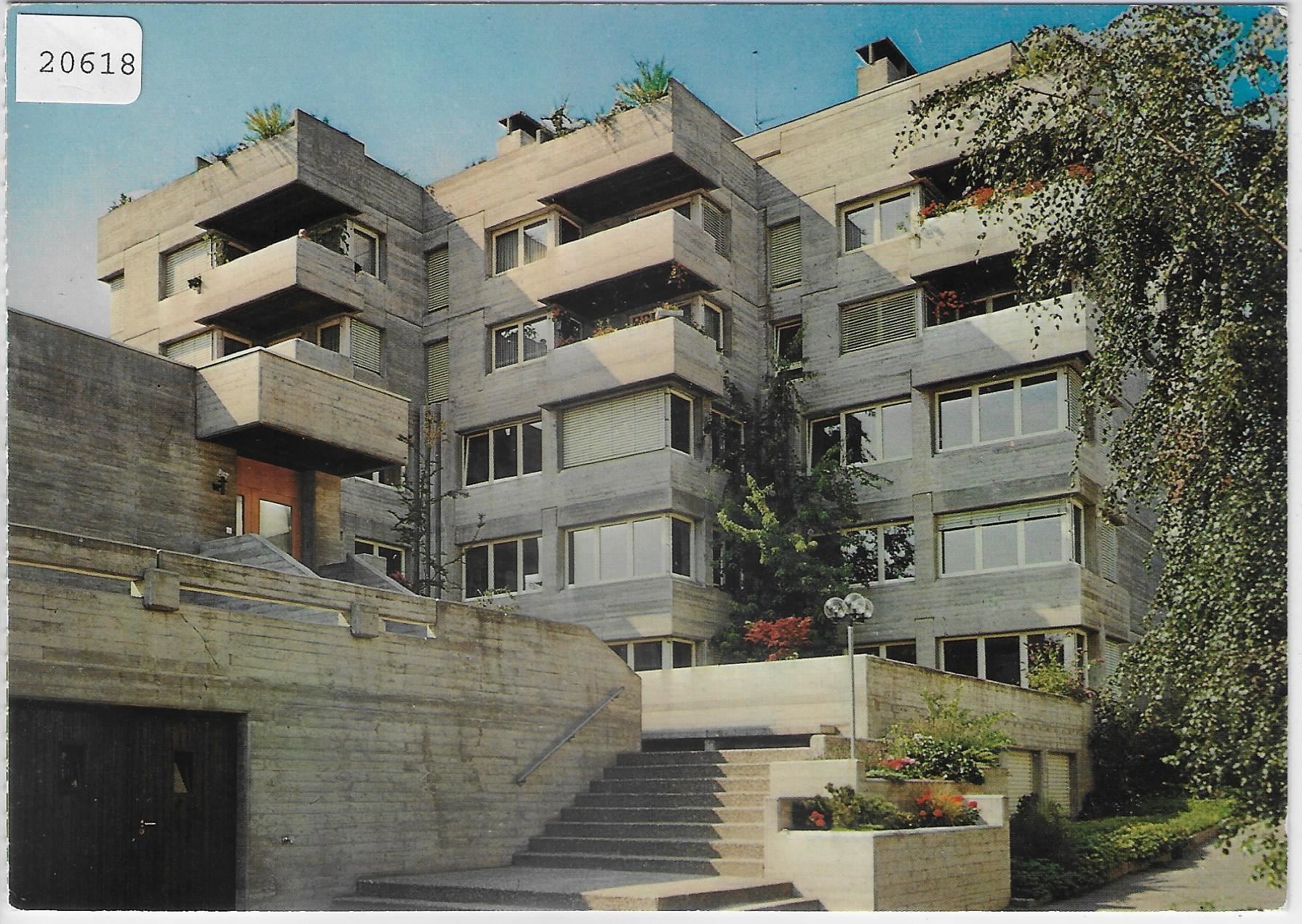 Cartoline postali: Romanshorn - Schule am Schlossberg – Usato da Ettingen venduto da Kartenplanet