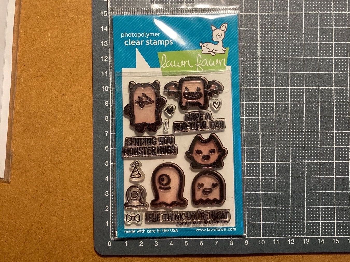 Timbri: LawnFawn Clearstamps "Monster Mash" – Usato da Biel-Bienne venduto da missy_i