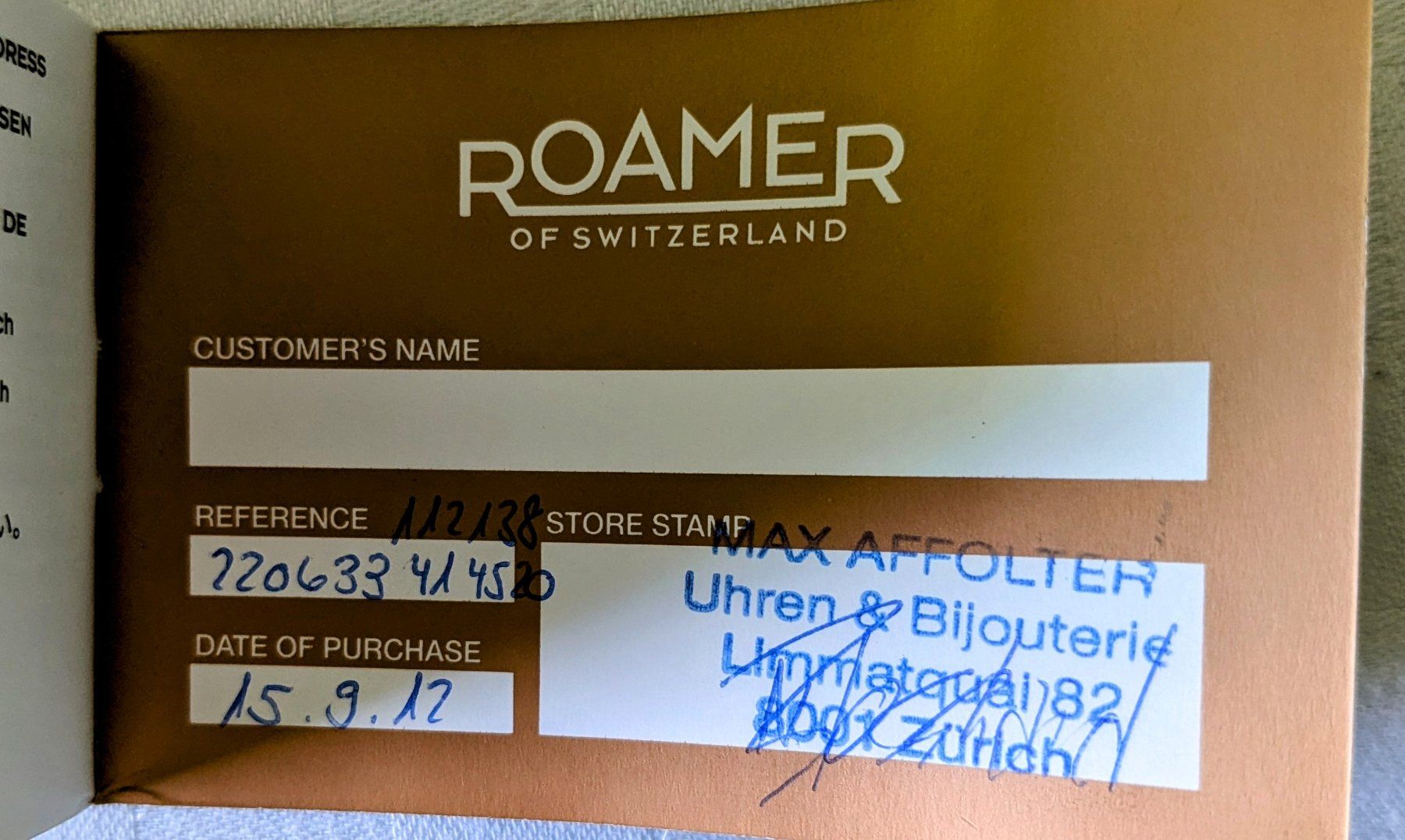 Roamer Uhren: Roamer Rockshell Mark III – Gebraucht aus Zürich von hanso-foundation 5