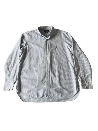Polo Ralph Lauren Hemd | Blau Weiss | XL | Custom Fit