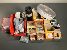 Post. div. Schrauben u. Handwerkmaterial inkl. Kiste ab 1.-