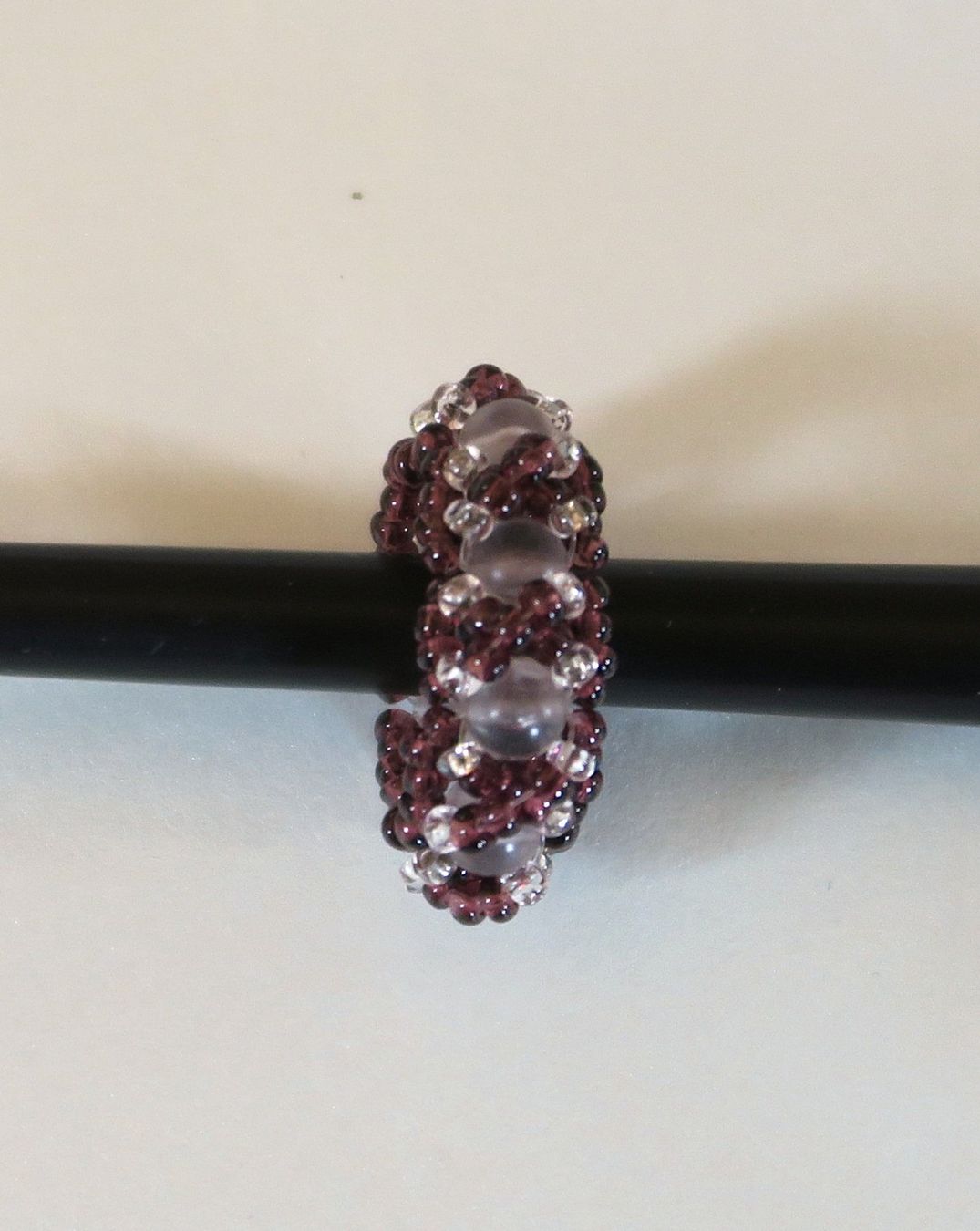 Anelli: Ring aus Glasperlen, 11 mm, 52 mm – Usato da Brittnau venduto da marlenestone 3