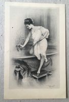 🟡EROTIK Postkarte 1910er 1920er Sexy Lady von ROSSI