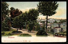 Lausanne, Promenade avec vue sur la vill