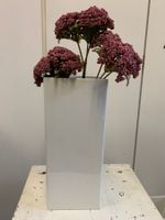 ASA Selection Quadro Vase 12x12x30cm weiss glanz, Keramik
