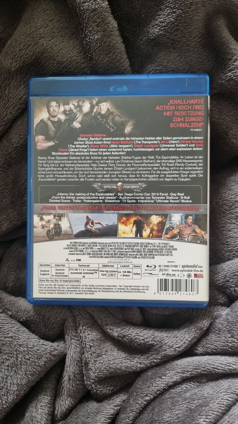 Tutti i DVDs: blueray DVD - The Expendables – Nuovo (secondo la descrizione) da Basel venduto da abo_xbd2 1