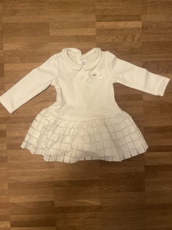 Baby Kleid Mayoral weiss Grösse 74 cm guter Zustand