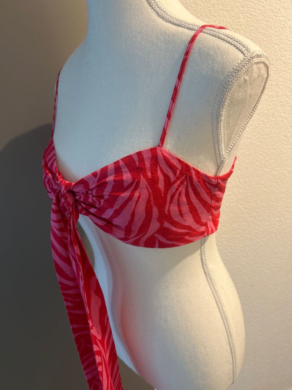 H&M Top: Bustier - Top pink  mit Leinen von H&M Gr. S – Usato da Brunnen venduto da Nala2929 3