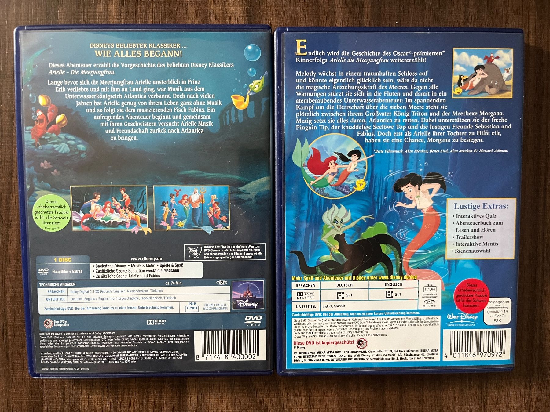 Tutti i DVDs: Disney: Arielle, komplette Trilogie DVD – Nuovo (secondo la descrizione) da Sierre venduto da black.box 3