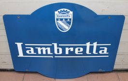 Lambretta Emailschild 60s Frankreich