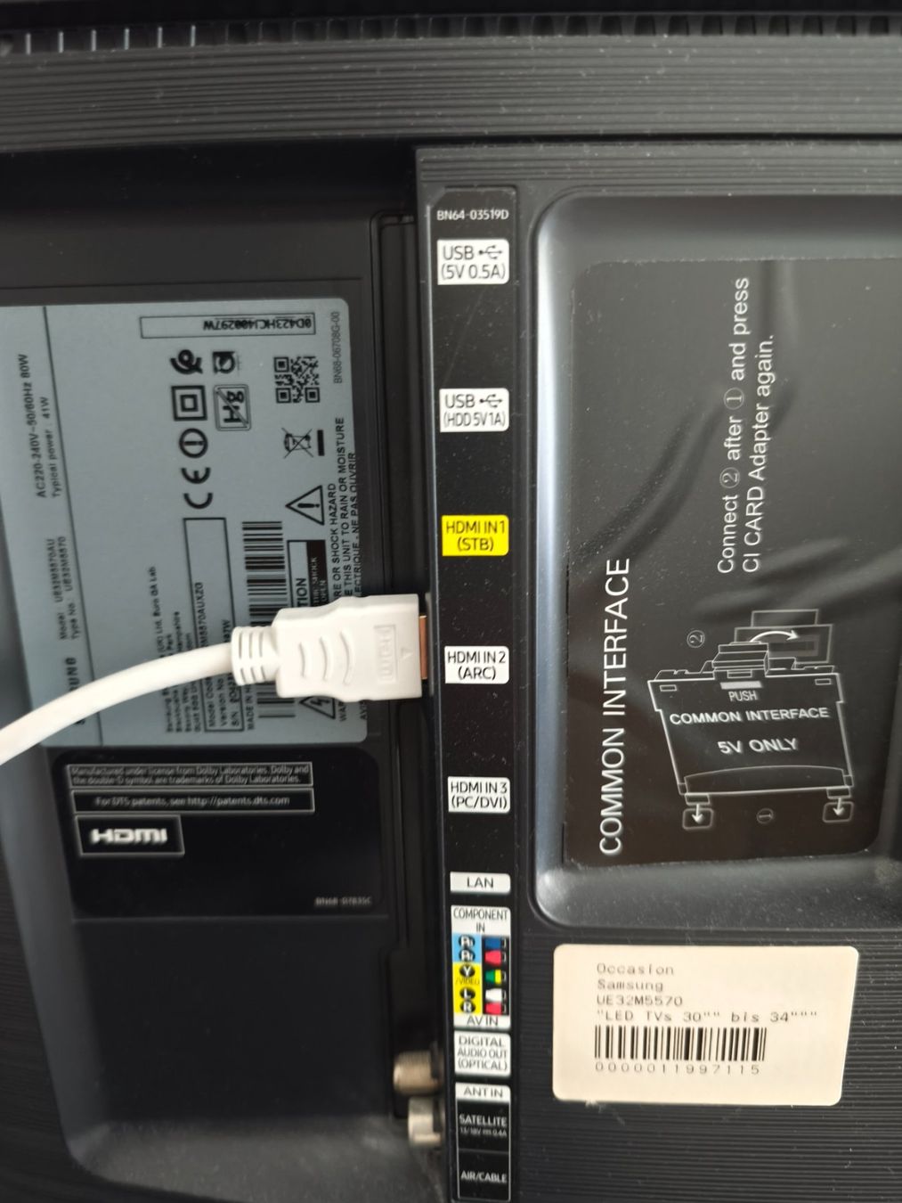 Samsung Fernseher: Samsung  UE32M5570AU – Gebraucht aus Winterthur von Papabear1 3
