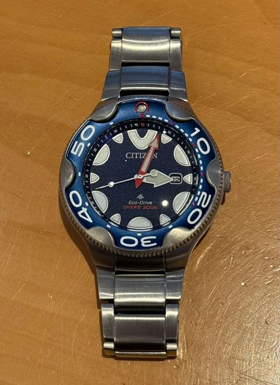 Citizen Promaster Dive Orca BN0231-52L - Orologio Subacqueo Uomo, Analogico, Bracciale In Acciaio Argento, Movimento Citizen