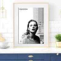 Taylor Swift Leinwandbild "Reputation"  50x70cm NEU 