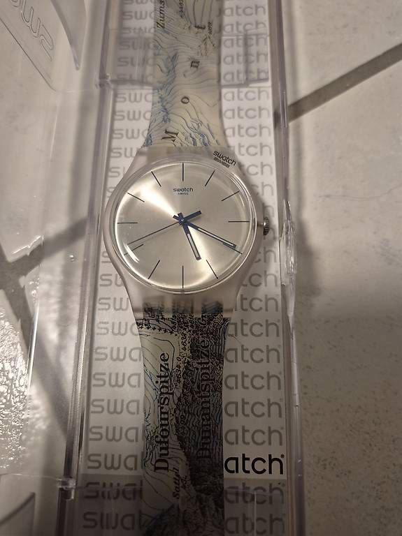 Orologi: Swatch Uhr Dufourspitze neu – Usato da marly venduto da Leg_chipie21