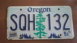 Nummernschild USA Plaque d'immatriculation Oregon 