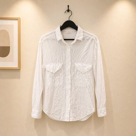 weisse Bluse von Benetton ca. Gr. 36/38