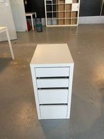 5× Schubladenelement / Korpuss Weiss, 4 Schubladen