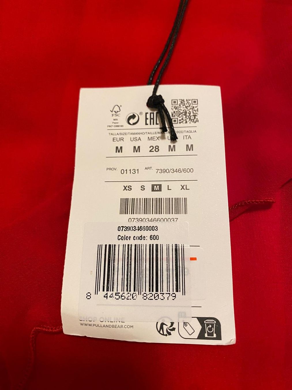 Vestiti: Robe rouge neuve pull and bear taille M – Nuovo e nell'imballaggio originale da Delémont venduto da elena_neuhaus 2
