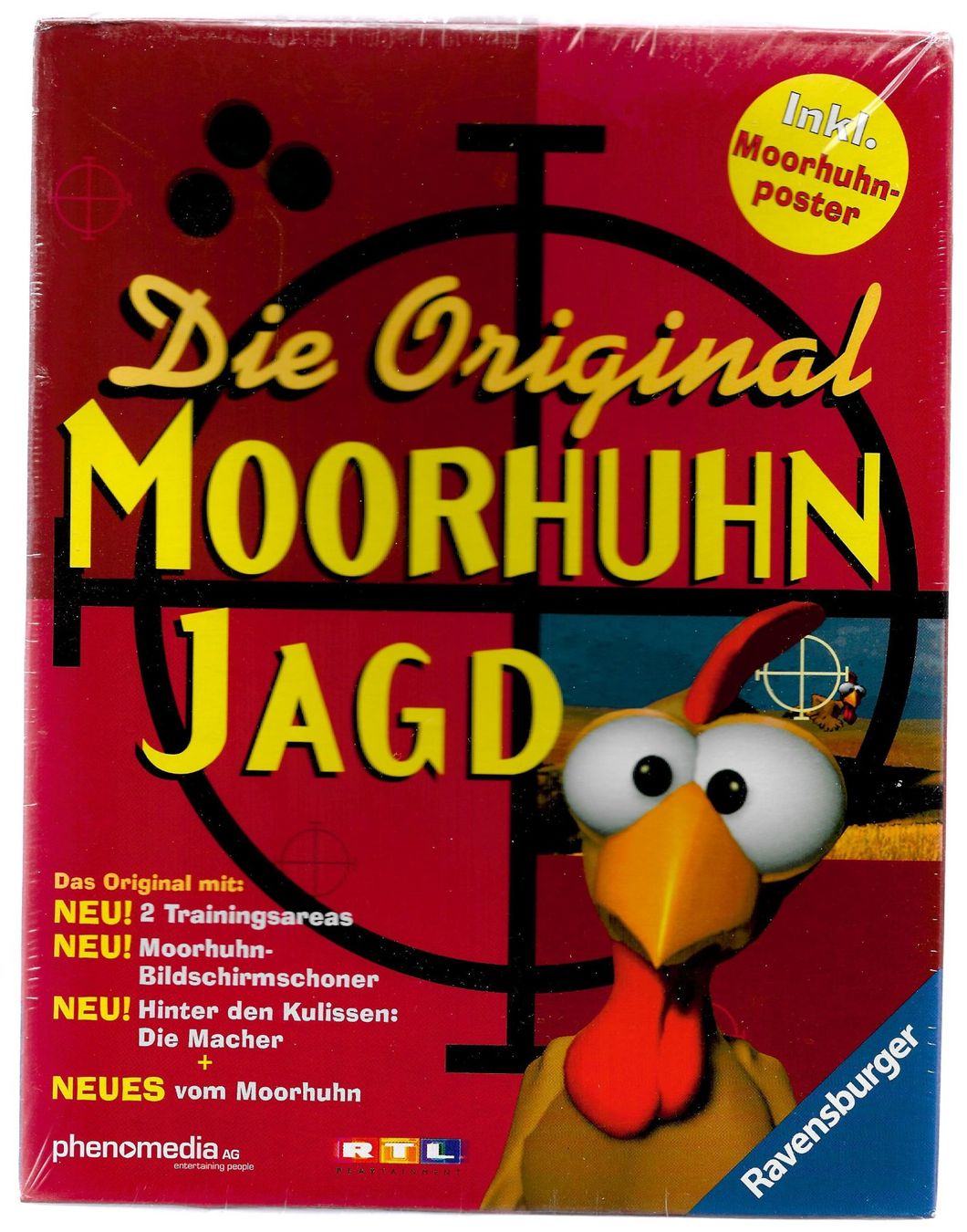 Ravensburger Spiele: Die Original Moorhuhn Jagd, Ravensburger (PC-Programm) – Neu und originalverpackt aus Lausanne von jag_sj6f