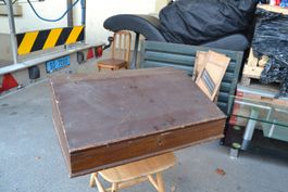 Antiker Sekretär / Pult, Holz, innen Schubladen