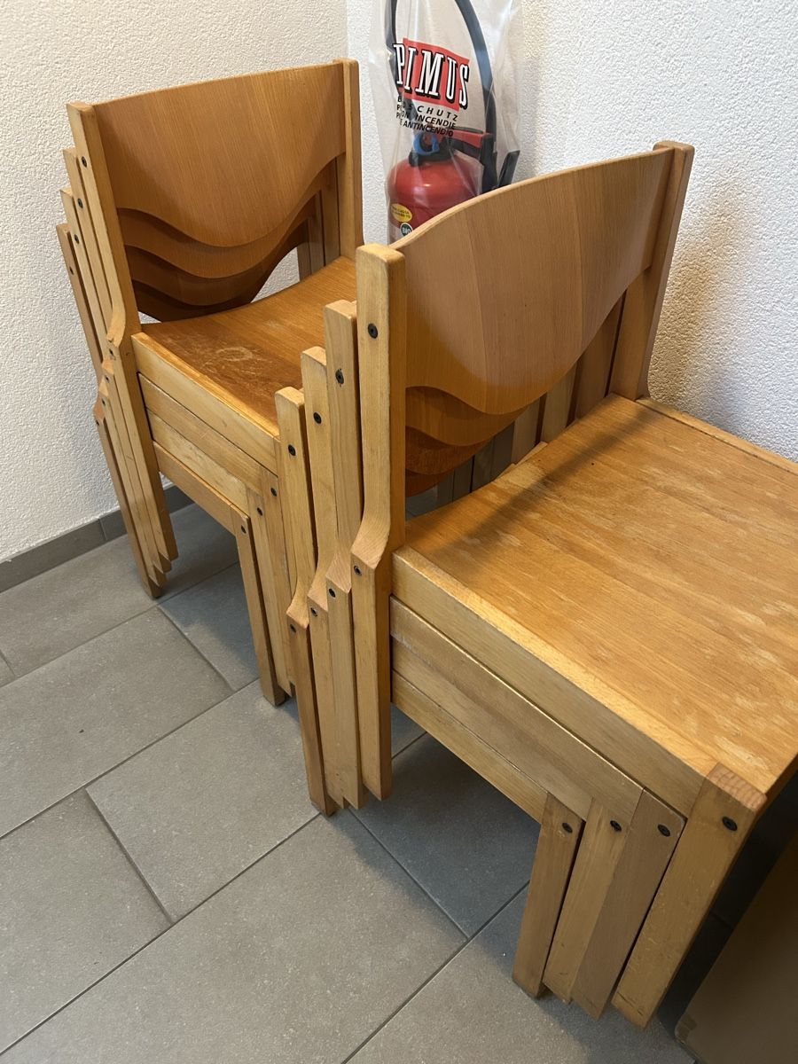 Horgen Glarus Sedie: Chaise vintage Horgen Glarus, empilable, – Usato da Thierrens venduto da Bigla 3
