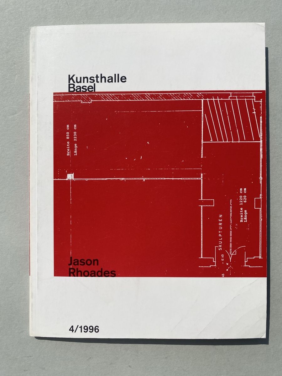 Libri: Jason Rhoades: Kunsthalle Basel 1996 Exhibition Book – Usato da Zürich venduto da lesgarcons 2