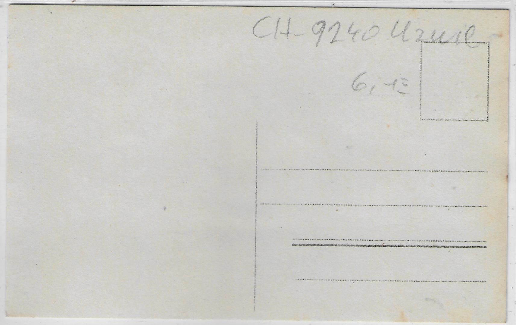Cartoline postali: Uzwil - Männergruppe im Winter mit – Usato da Ettingen venduto da Kartenplanet 1