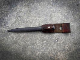 Schweizer Armee Bajonett Scheide Original